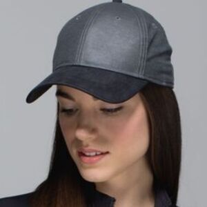 Lululemon Athletica Unisex Black and Gray Cap